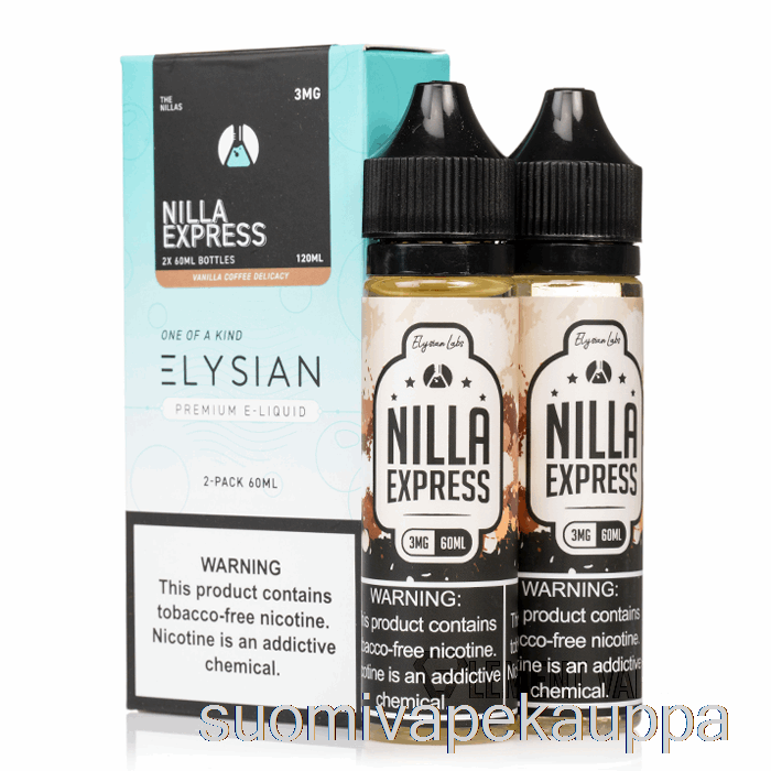 Vape Box Nilla Express - Elysian Labs - 120ml 0mg